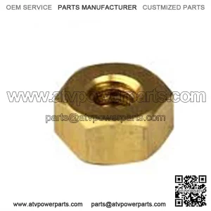 M8 HEXAGON BRASS FULL NUT