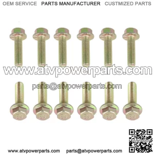 For Chevy GM LS1 LS2 LS6 LS7 LSX Exhaust Manifold Header Bolts Hardware Kit