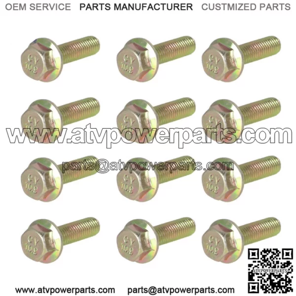 For Chevy GM LS1 LS2 LS6 LS7 LSX Exhaust Manifold Header Bolts Hardware Kit - Image 2