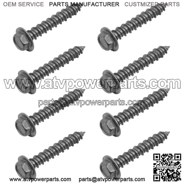 Clutch Cover Screw Bolts for Polaris RZR Ranger 500 570 900 1000 M6 x 35 Qty 8