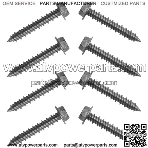 Clutch Cover Screw Bolts for Polaris RZR Ranger 500 570 900 1000 M6 x 35 Qty 8 - Image 4