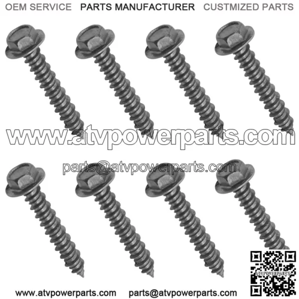 Clutch Cover Screw Bolts for Polaris RZR Ranger 500 570 900 1000 M6 x 35 Qty 8 - Image 5