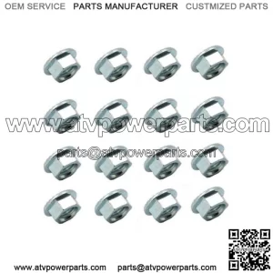 16PCS Wheel Locking Lug Nuts For Yamaha 700 660 Banshee 350 Blaster 200 For: More than one vehicle