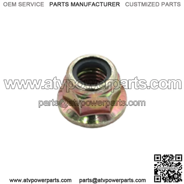 NUT FLG- M12X1.75- NYLON GR 10