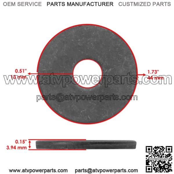 Deck Blade Bolt & Washer For Simplicity 916 917 919 920 1916 1918 1920 42" 48" - Image 3
