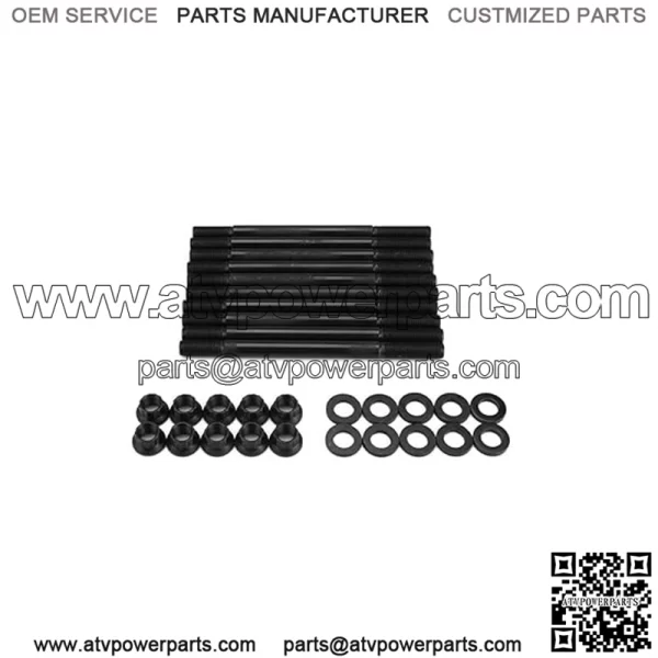 Honda Prelude H22A1 H22A4 2.2 H22 VTEC Cylinder Head Screws 208-4304 - Image 2