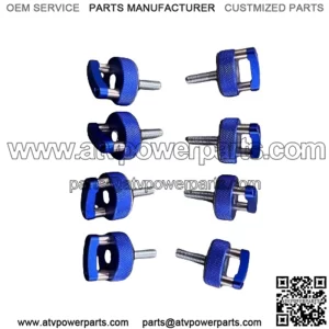 Ford Bronco Hardtop Quick Release D-Ring Bolts 8 Pack #Blue