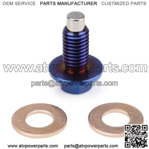 Titanium alloy oil pan screw M12*1.75
