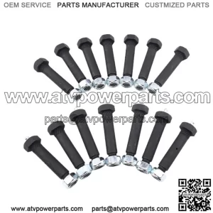 Greaseable Spring Steel Plate Bolts 3" 14-Pack