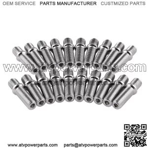 Short 50mm reverse bolt M12*1.5-M12*1.5