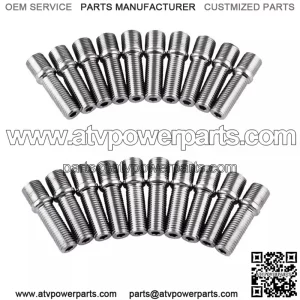 Short 50mm reverse bolt M14*1.5-M12*1.5