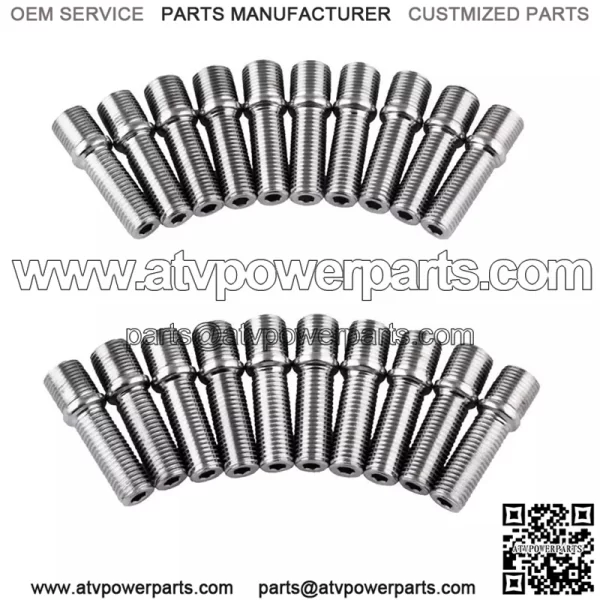 Short 50mm reverse bolt M14*1.5-M12*1.5