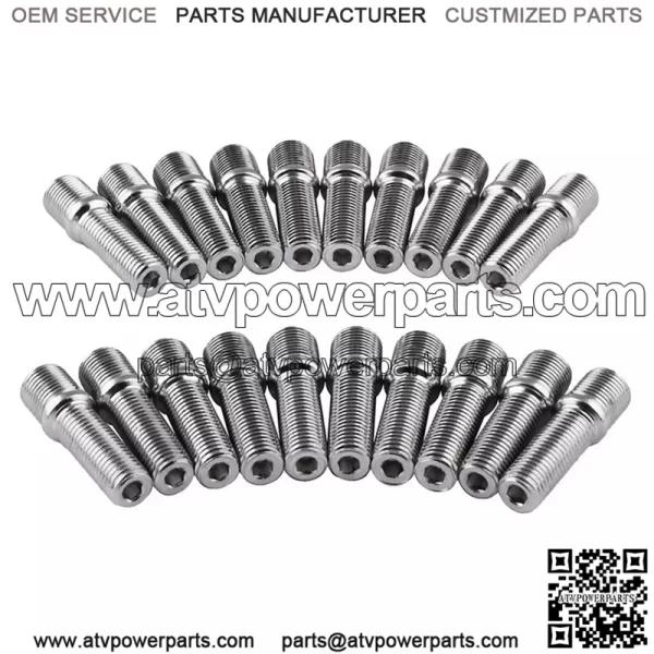 Short 50mm reverse bolt M14*1.5-M12*1.5 - Image 5