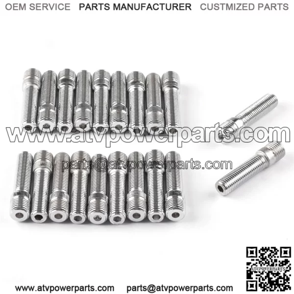 Long 58mm reverse bolt M14*1.5-M12*1.5 - Image 3