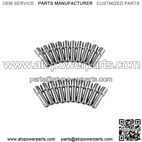 Long 58mm reverse bolt M14*1.25-M12*1.5 - Image 2