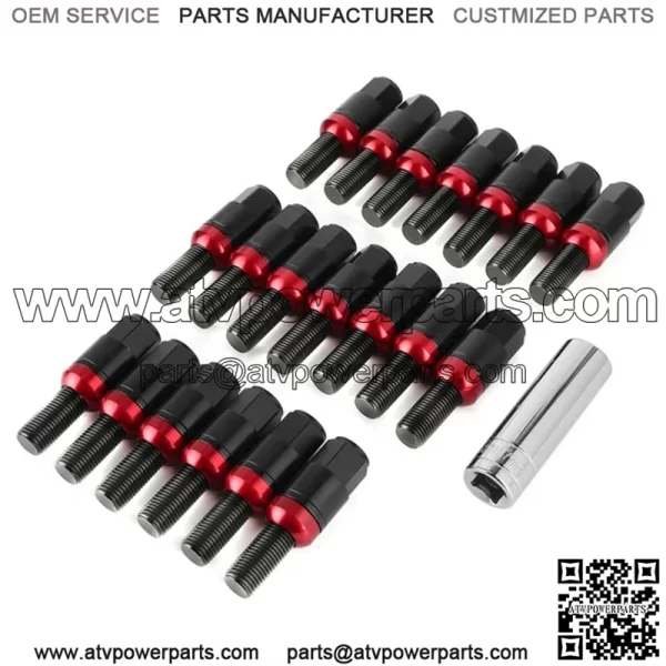 Cone mouth German stainless steel integrated bolt 2#M14*1.5 28mm - Image 2