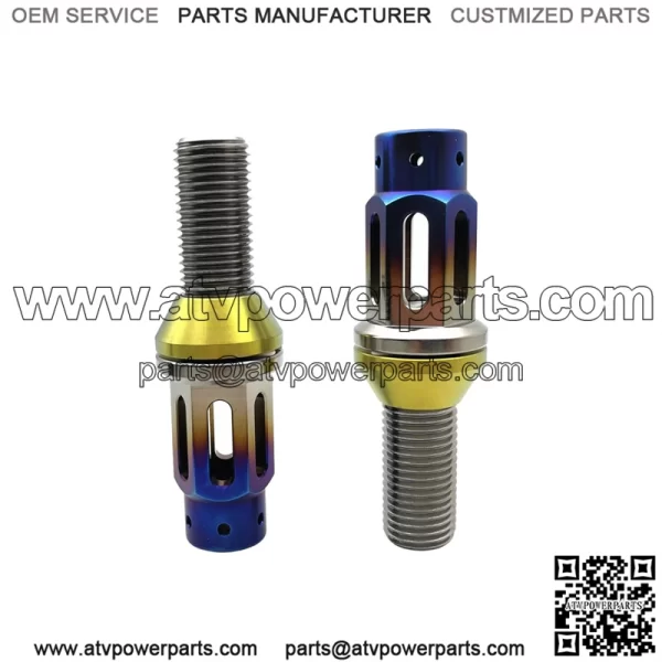 Titanium alloy hollow cone mouth anti-theft German bolt M14*1.5 28mm - Image 3