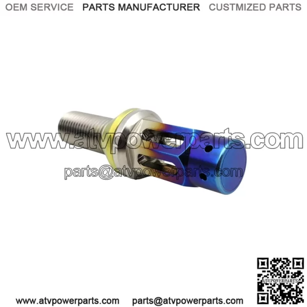 Titanium alloy hollow cone mouth anti-theft German bolt M14*1.5 28mm - Image 5