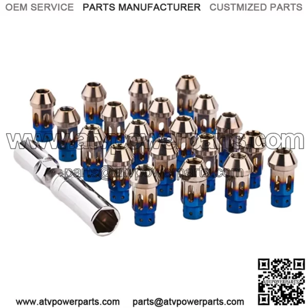 50mm titanium alloy hollow nut M12*1.5