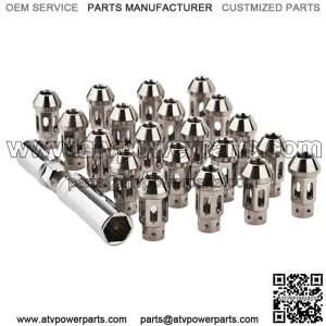 50mm titanium alloy hollow nut M14*1.5