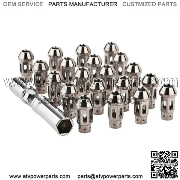 50mm titanium alloy hollow nut M14*1.5
