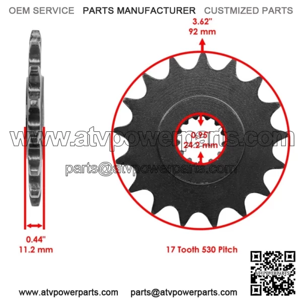 Drive Chain & Sprockets For Yamaha YZF-R7 1999  Link 180 Pitch 530 - Image 2