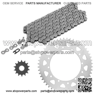 Drive Chain & Sprockets For Yamaha WR400F 1998 520 Pitch 114 Link