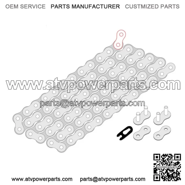 Drive Chain & Sprockets For Yamaha WR400F 1998 520 Pitch 114 Link - Image 2