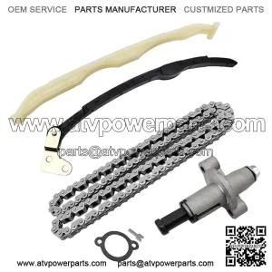 Cam Timing Chain Guides Tensioner Kit for Yamaha Rhino 660 YXR660 2004-2007 (Fits: Yamaha Rhino 660)