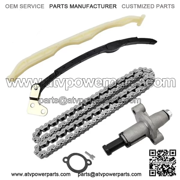 Cam Timing Chain Guides Tensioner Kit for Yamaha Rhino 660 YXR660 2004-2007 (Fits: Yamaha Rhino 660)