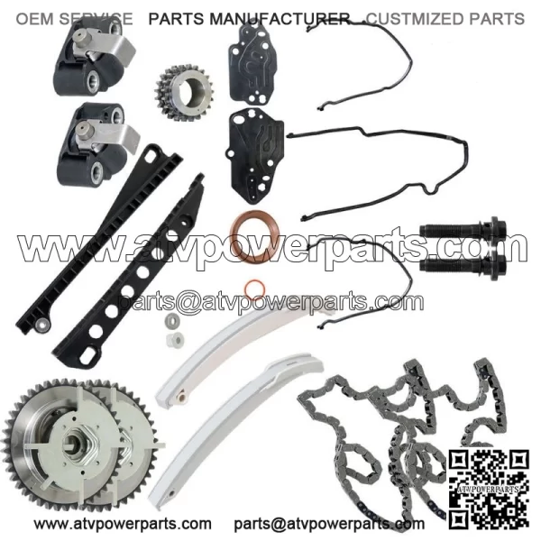 For F150-350 Navigator 5.4L Triton SOHC Timing Chain Kit with VVT Cam Phasers