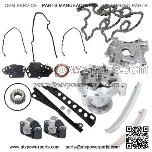 Timing Chain Kit Oil&Water Pump Cover Gasket For 04-08 Ford F150 Lincoln 5.4L 3V