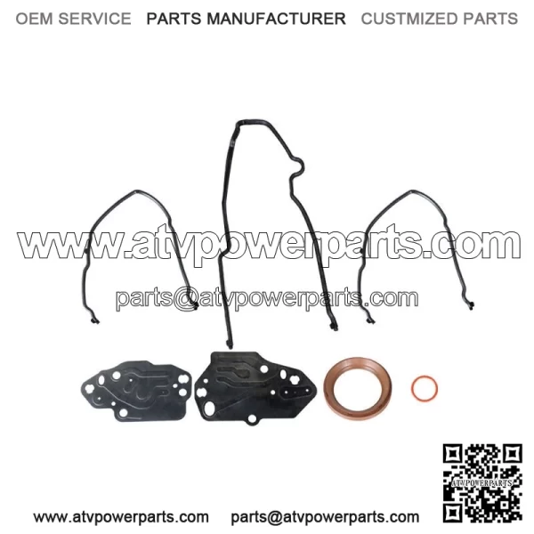 Timing Chain Kit Oil&Water Pump Cover Gasket For 04-08 Ford F150 Lincoln 5.4L 3V - Image 2