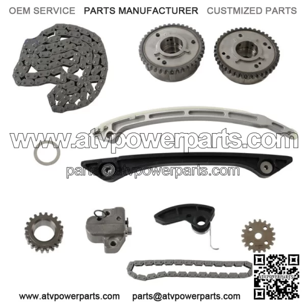 VVT Gear Timing Chain Kit For 12-18 Land Rover Discovery Evoque Freelander 2.0