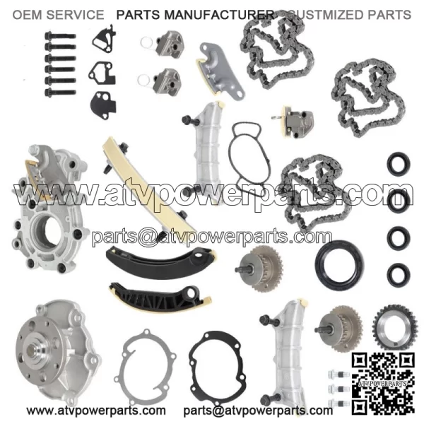 Timing Chain Kit Pump and Gasket For 08-12 Chevrolet Equinox 10-12 GMC Terrain