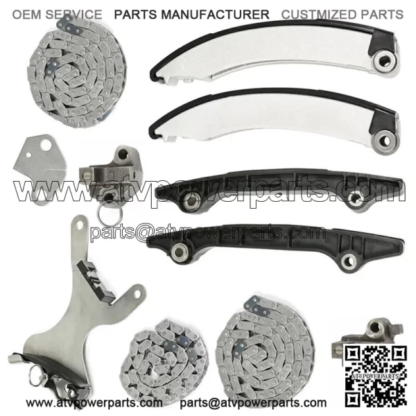 For Chrysler Dodge 3.7 226 SOHC VIN K Timing Chain Kit w/o Gears 2002-2011