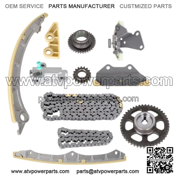 Timing Chain Kit 03-11 For Honda Accord CRV Element 2.4 DOHC VTEC K24A1 K24A4 A8