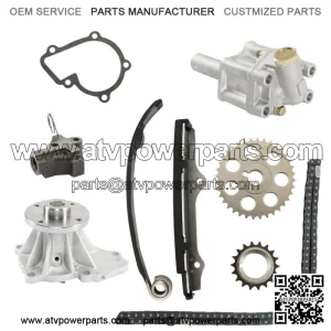 Timing Chain+Oil Pump+Water Pump Kit for 1989-1997 Nissan Pickup D21 240SX 2.4L