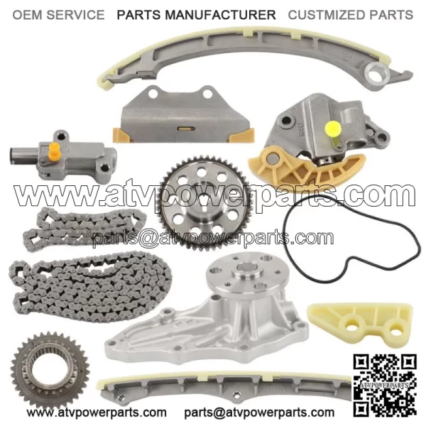 Water Pump Timing Chain Kit For 2008-2014 Honda Accord CR-V Acura 2.4L