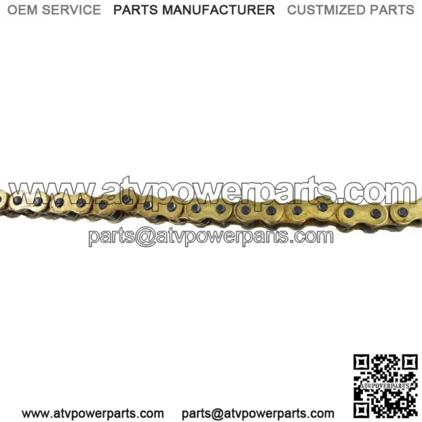 Gold 530x150 O-Ring Drive Chain Motorcycle 530 Pitch 150 Links 8200# Tensile - Image 3