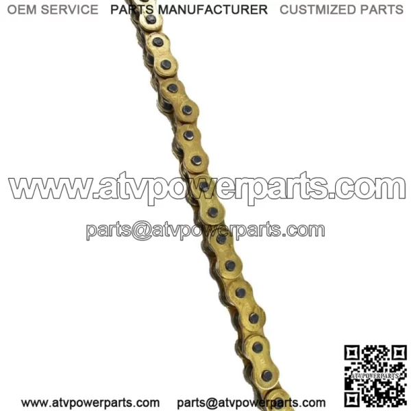Gold 530x150 O-Ring Drive Chain Motorcycle 530 Pitch 150 Links 8200# Tensile - Image 4