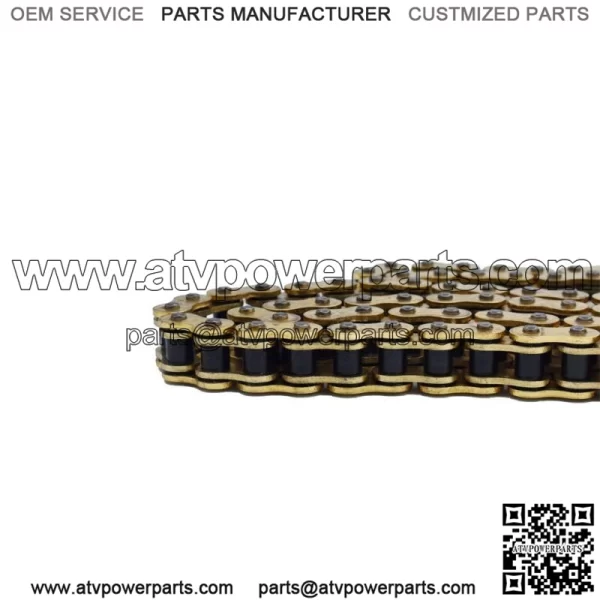 Gold 530x150 O-Ring Drive Chain Motorcycle 530 Pitch 150 Links 8200# Tensile - Image 5