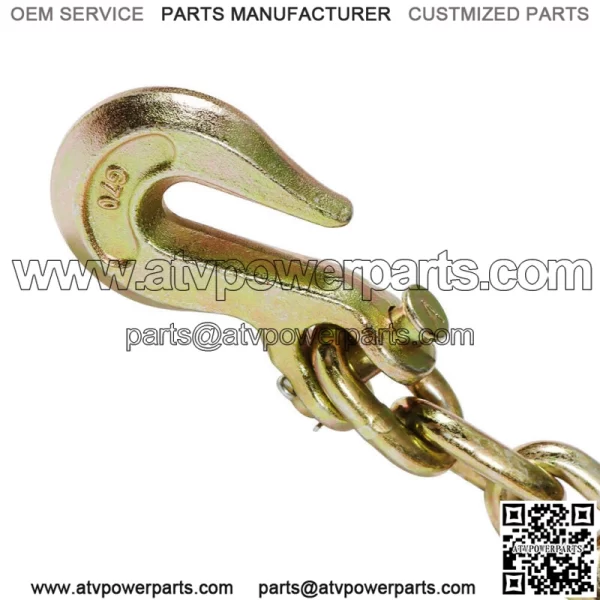 3/8" 20' G70 Tow Chain Tie Down Binder With Grade 70 Hooks New - Image 5