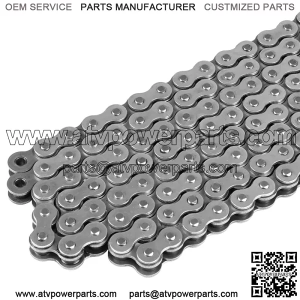 520 X 120 Links Motorcycle Atv Drive Chain 520-Pitch 120-Links - Image 3