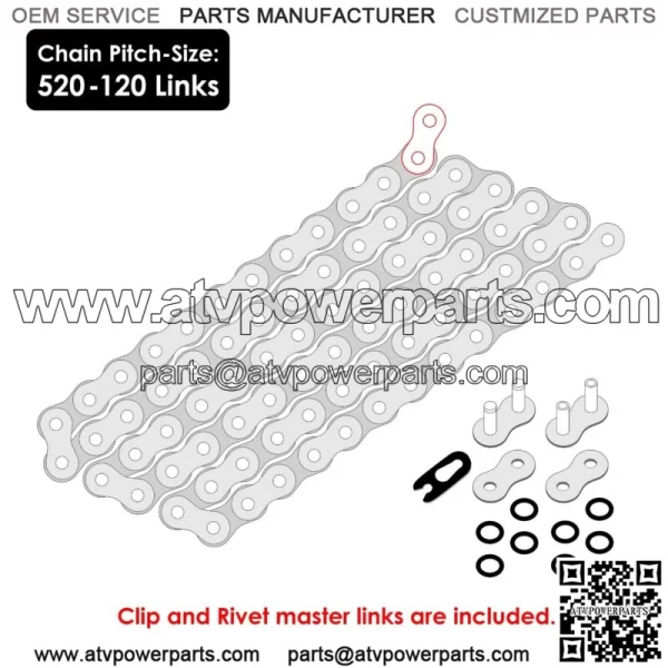 Red O-Ring Drive Chain & Sprockets Kit for Honda TRX450R Sportrax 450 2004 2005 (For: Honda) - Image 2