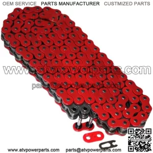 O-Ring Drive Chain for Honda TRX450R 2004 2005 2006 2007 2008 Red (For: Honda)