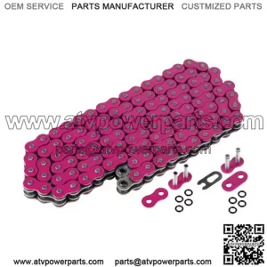 Pink O-Ring Drive Chain for Honda TRX450R 2004 2005 2006 2007 2008 (For: Honda)