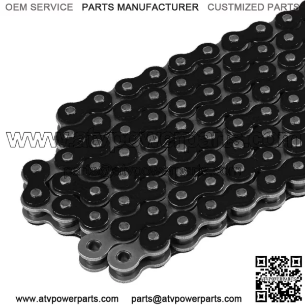 Black Drive Chain for Honda TRX450ER Electric Start 2006-2014 (For: Honda) - Image 3
