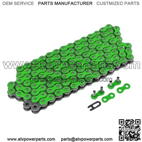 Green Drive Chain for Honda TRX450ER Electric Start 2006-2014 (For: Honda)