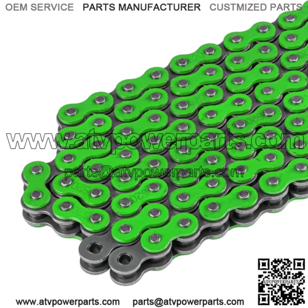 Green Drive Chain for Honda TRX450ER Electric Start 2006-2014 (For: Honda) - Image 3